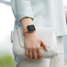 Заредете изображение във визуализатора на галерията – UNIQ pasek Aspen Apple Watch 44/42/45mm Series 4/5/6/7/8/SE/SE2 Braided niebieski/oxford blue - TopMag

