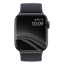 Заредете изображение във визуализатора на галерията – UNIQ pasek Aspen Apple Watch 44/42/45mm Series 4/5/6/7/8/SE/SE2 Braided szary/granite grey - TopMag
