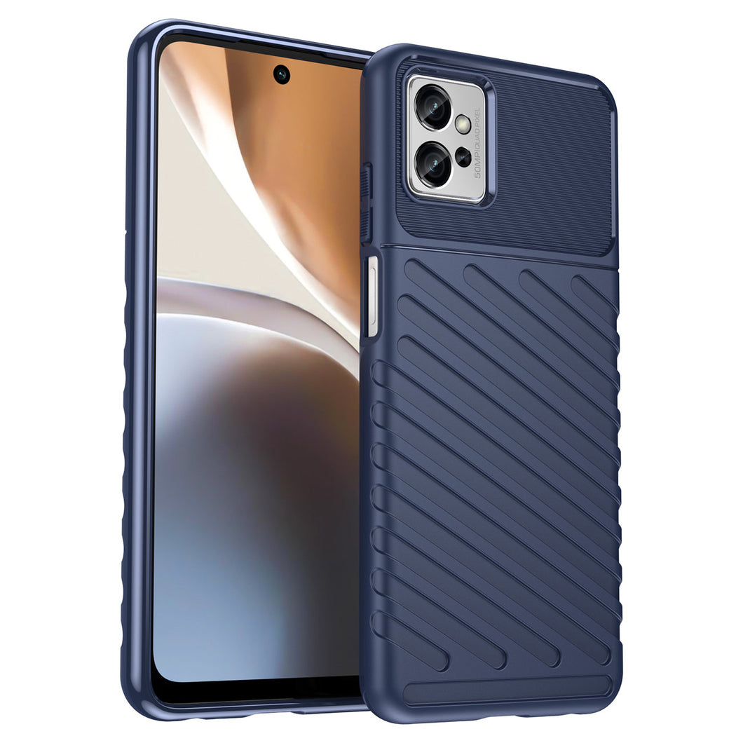 Thunder Case case for Motorola Moto G32 silicone armor case blue