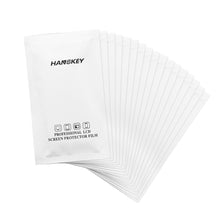 Заредете изображение във визуализатора на галерията – 40 pcs Instalation kit for hydrogel screen protector (dust absorber, anti-static cleaning wipe, scraper) - TopMag
