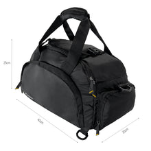 Заредете изображение във визуализатора на галерията – Wozinsky Travel Sports Bag Backpack Hand Luggage Bag 40x20x25 cm for Airplane Black (WSB-B01) - TopMag
