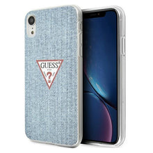 Заредете изображение във визуализатора на галерията – Guess GUHCI61PCUJULLB iPhone Xr niebieski/light blue hardcase Jeans Collection - TopMag
