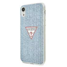 Заредете изображение във визуализатора на галерията – Guess GUHCI61PCUJULLB iPhone Xr niebieski/light blue hardcase Jeans Collection - TopMag
