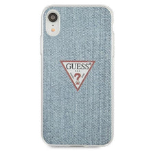 Заредете изображение във визуализатора на галерията – Guess GUHCI61PCUJULLB iPhone Xr niebieski/light blue hardcase Jeans Collection - TopMag
