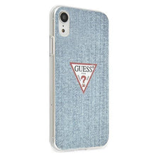 Заредете изображение във визуализатора на галерията – Guess GUHCI61PCUJULLB iPhone Xr niebieski/light blue hardcase Jeans Collection - TopMag
