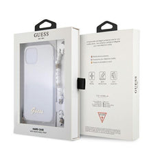 Заредете изображение във визуализатора на галерията – Guess GUHCP12LKPSWH iPhone 12 Pro Max 6,7" Transparent hardcase White Pearl - TopMag

