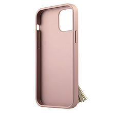 Заредете изображение във визуализатора на галерията – Guess GUHCP12LRSSARG iPhone 12 Pro Max 6,7" różowy/pink hardcase Saffiano with ring stand - TopMag
