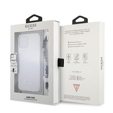 Заредете изображение във визуализатора на галерията – Guess GUHCP12MKPSBK iPhone 12/12 Pro 6,1" Transparent hardcase Black Pearl - TopMag
