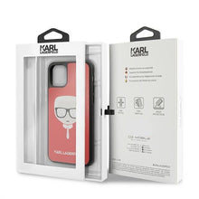 Заредете изображение във визуализатора на галерията – Karl Lagerfeld KLHCN65DLHRE iPhone 11 Pro Max czerwony/red Iconic Glitter Karl`s Head - TopMag
