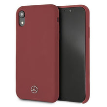 Заредете изображение във визуализатора на галерията – Mercedes MEHCI61SILRE iPhone Xr czerwony/red hardcase Silicone Line - TopMag
