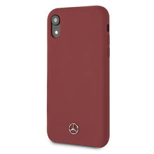 Заредете изображение във визуализатора на галерията – Mercedes MEHCI61SILRE iPhone Xr czerwony/red hardcase Silicone Line - TopMag
