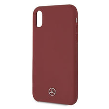 Заредете изображение във визуализатора на галерията – Mercedes MEHCI61SILRE iPhone Xr czerwony/red hardcase Silicone Line - TopMag
