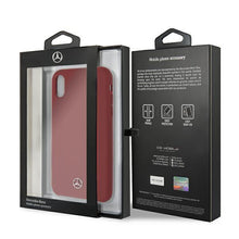 Заредете изображение във визуализатора на галерията – Mercedes MEHCI61SILRE iPhone Xr czerwony/red hardcase Silicone Line - TopMag

