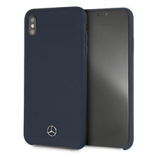 Заредете изображение във визуализатора на галерията – Mercedes MEHCI65SILNA iPhone Xs Max niebieski/blue hardcase Silicone Line - TopMag
