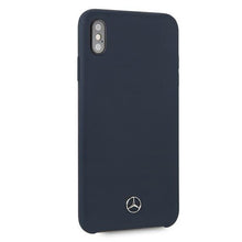 Заредете изображение във визуализатора на галерията – Mercedes MEHCI65SILNA iPhone Xs Max niebieski/blue hardcase Silicone Line - TopMag
