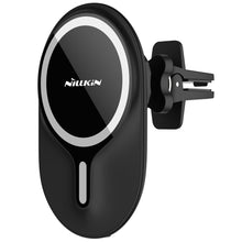 Заредете изображение във визуализатора на галерията – Nillkin MagRoad 10W MagSafe wireless charging car holder black (NKT08) - TopMag
