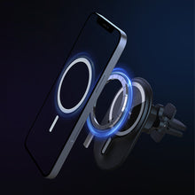 Заредете изображение във визуализатора на галерията – Nillkin MagRoad 10W MagSafe wireless charging car holder black (NKT08) - TopMag
