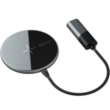 Заредете изображение във визуализатора на галерията – Nillkin MagSlim Qi wireless charger 10W for iPhone compatible with MagSafe black - TopMag
