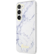 Заредете изображение във визуализатора на галерията – Guess GUHCS23SPCUMAH S23 S911 white/white hardcase Marble

