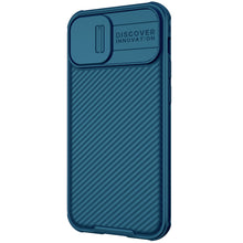 Заредете изображение във визуализатора на галерията – Nillkin CamShield Pro Magnetic Case Armored Case Pouch Camera Protector iPhone 13 mini Blue (MagSafe Compatible) - TopMag
