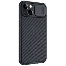Заредете изображение във визуализатора на галерията – Nillkin CamShield Pro Magnetic Case Armored Pouch Cover Camera Protector iPhone 13 Black (MagSafe Compatible) - TopMag
