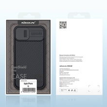 Заредете изображение във визуализатора на галерията – Nillkin CamShield Pro Magnetic Case Armor Pouch Cover Camera Protector iPhone 13 Blue (MagSafe Compatible) - TopMag
