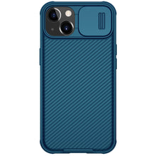 Заредете изображение във визуализатора на галерията – Nillkin CamShield Pro Magnetic Case Armor Pouch Cover Camera Protector iPhone 13 Blue (MagSafe Compatible) - TopMag
