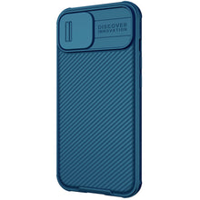 Заредете изображение във визуализатора на галерията – Nillkin CamShield Pro Magnetic Case Armor Pouch Cover Camera Protector iPhone 13 Blue (MagSafe Compatible) - TopMag
