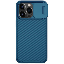 Заредете изображение във визуализатора на галерията – Nillkin CamShield Pro Magnetic Case Armored Pouch Cover Camera Camera iPhone 13 Pro Blue (MagSafe Compatible) - TopMag
