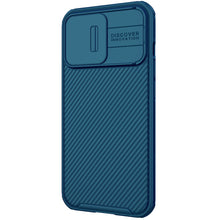 Заредете изображение във визуализатора на галерията – Nillkin CamShield Pro Magnetic Case Armored Pouch Cover Camera Camera iPhone 13 Pro Blue (MagSafe Compatible) - TopMag
