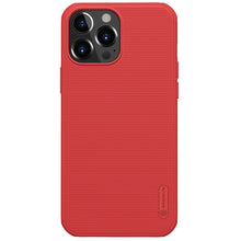 Заредете изображение във визуализатора на галерията – Nillkin Super Frosted Shield Pro Case durable for iPhone 13 Pro Max red - TopMag
