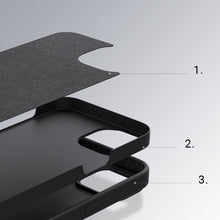 Заредете изображение във визуализатора на галерията – Nillkin CamShield Silky Silicone Case Cover with camera protection shield for iPhone 13 Pro black - TopMag
