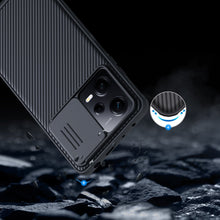 Заредете изображение във визуализатора на галерията – Nillkin CamShield Pro Case case for Xiaomi Redmi Note 12 Pro+ cover with camera cover black
