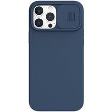 Заредете изображение във визуализатора на галерията – Nillkin CamShield Silky Silicone Case protective cover for iPhone 13 Pro Max blue - TopMag
