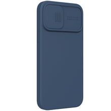 Заредете изображение във визуализатора на галерията – Nillkin CamShield Silky Silicone Case protective cover for iPhone 13 Pro Max blue - TopMag

