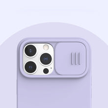 Заредете изображение във визуализатора на галерията – Nillkin CamShield Silky Silicone Case protective cover for iPhone 13 Pro Max blue - TopMag
