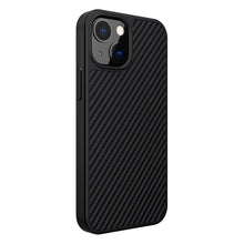 Заредете изображение във визуализатора на галерията – Nillkin Synthetic Fiber Carbon case cover for iPhone 13 black - TopMag

