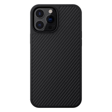 Заредете изображение във визуализатора на галерията – Nillkin Synthetic Fiber Carbon case cover for iPhone 13 Pro black - TopMag

