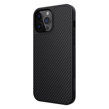 Заредете изображение във визуализатора на галерията – Nillkin Synthetic Fiber Carbon case cover for iPhone 13 Pro black - TopMag
