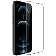 Заредете изображение във визуализатора на галерията – Nillkin CP+PRO Ultra Thin Full Coverage Tempered Glass with Frame 0,2 mm 9H for iPhone 13 mini black - TopMag
