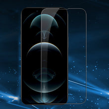 Заредете изображение във визуализатора на галерията – Nillkin CP+PRO Ultra Thin Full Coverage Tempered Glass with Frame 0,2 mm 9H for iPhone 13 mini black - TopMag
