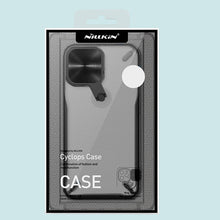 Заредете изображение във визуализатора на галерията – Nillkin Cyclops Case Durable case with a camera cover and a foldable stand for iPhone 13 black - TopMag
