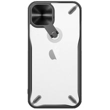 Заредете изображение във визуализатора на галерията – Nillkin Cyclops Case Durable case with a camera cover and a foldable stand for iPhone 13 black - TopMag
