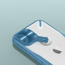 Заредете изображение във визуализатора на галерията – Nillkin Cyclops Case Durable case with a camera cover and a foldable stand for iPhone 13 black - TopMag
