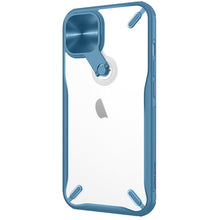 Заредете изображение във визуализатора на галерията – Nillkin Cyclops Case A durable case with a camera cover and a foldable stand for iPhone 13 blue - TopMag
