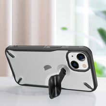Заредете изображение във визуализатора на галерията – Nillkin Cyclops Case A durable case with a camera cover and a foldable stand for iPhone 13 blue - TopMag
