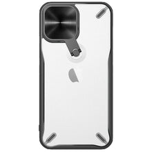 Заредете изображение във визуализатора на галерията – Nillkin Cyclops Case Durable case with a camera cover and a foldable stand for iPhone 13 Pro black - TopMag
