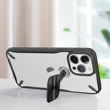 Заредете изображение във визуализатора на галерията – Nillkin Cyclops Case Durable case with a camera cover and a foldable stand for iPhone 13 Pro Max black - TopMag
