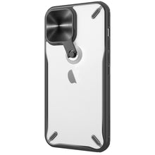 Заредете изображение във визуализатора на галерията – Nillkin Cyclops Case Durable case with a camera cover and a foldable stand for iPhone 13 Pro Max black - TopMag
