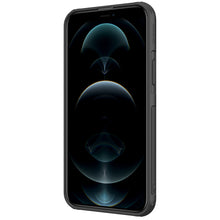 Заредете изображение във визуализатора на галерията – Nillkin Cyclops Case Durable case with a camera cover and a foldable stand for iPhone 13 Pro Max black - TopMag
